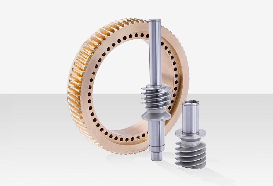 Zahnradfertigung OTT | Schneckenradsatz OTT-Schraubgetriebe