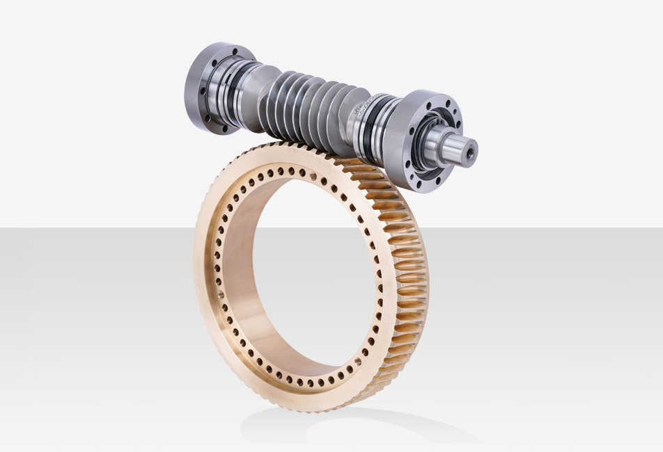Zahnradfertigung OTT | Schneckenradsatz OTT-Schraubgetriebe