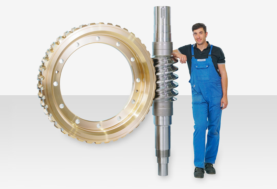 Zahnradfertigung OTT | Schneckenwelle OTT-Schraubgetriebe